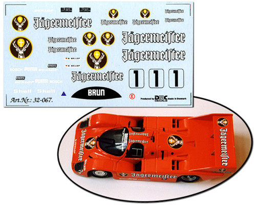DMC decal Porsche 962, Jaegermeister